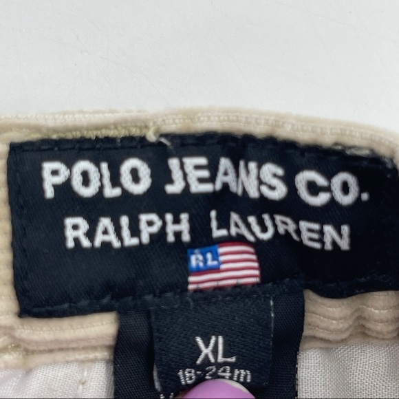 Polo Ralph Lauren Baby Tan Corduroy Pants 18-24M - Picture 6 of 7